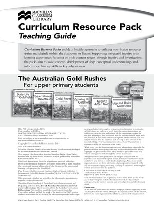 cover image of The Australian Gold Rushes